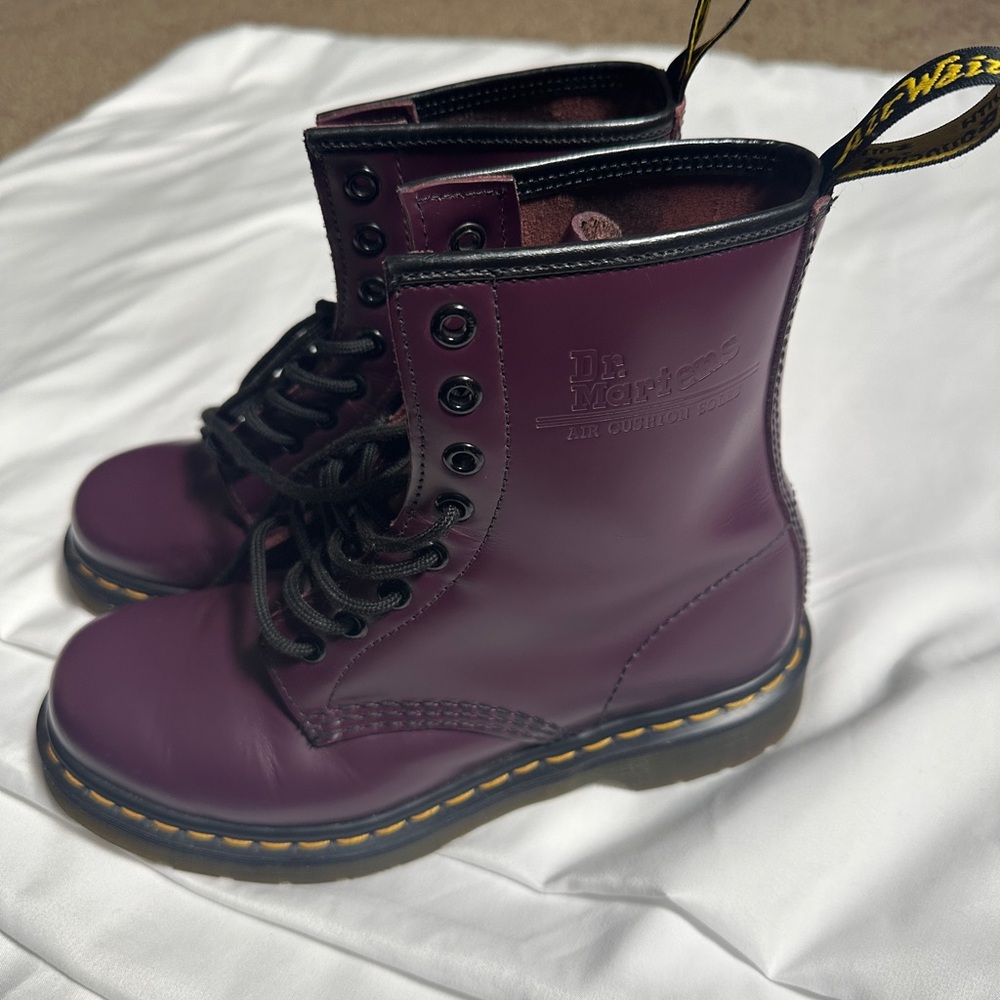 Dr. Martens Dark Purple Boots